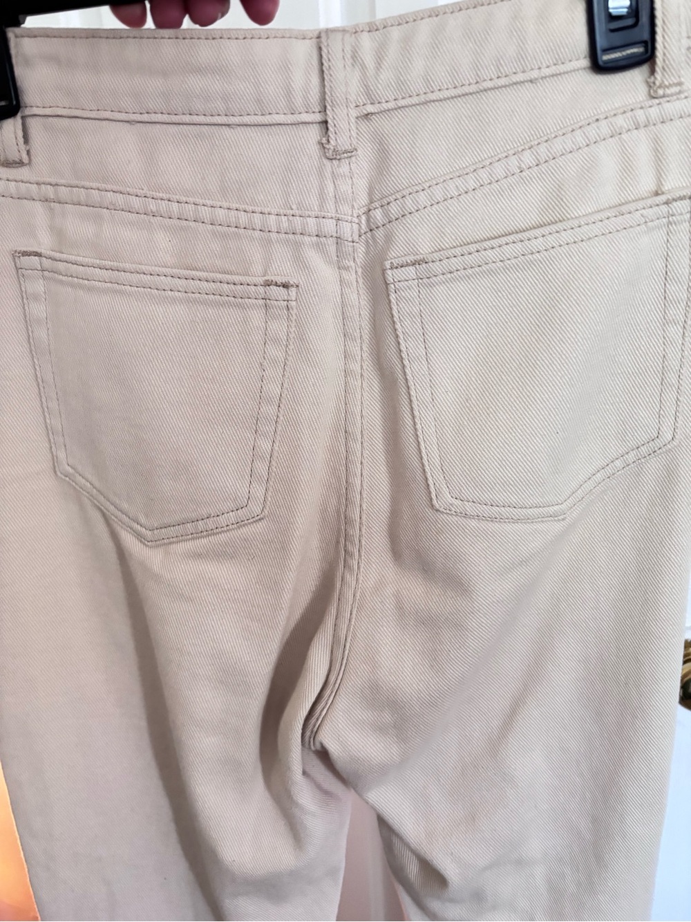 SHEIN Straight-Leg Jeans in Cream - Picture 4 of 6